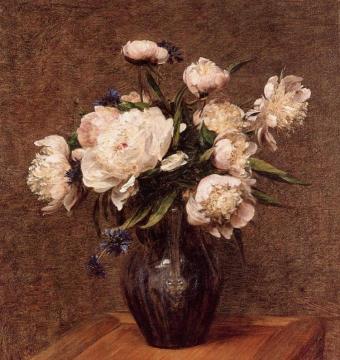 Bouquet of Peonies Artwork by Henri Fantin-Latour
