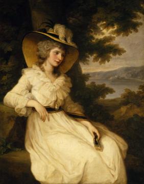 Portrait of Lady Elizabeth Foster Artwork by Angelica Kauffmann