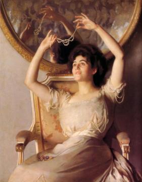 The String Of Pearls Artwork by William Mcgregor Paxton