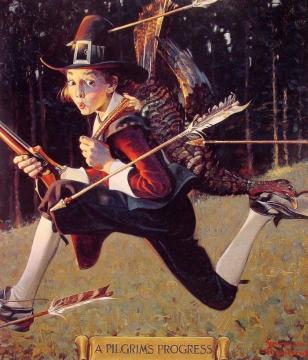 A Pilgrim's Progress Artwork by Norman Rockwell