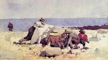 A Clam Bake Artwork by Winslow Homer