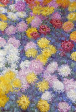 Chrysanthemums Artwork by Claude Oscar Monet