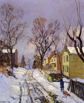 Center Bridge, Pennsylvania Artwork by Edward Willis Redfield