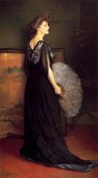 Portrait Of Mrs. Francis Stanton Blake Artwork by Julius LeBlanc Stewart