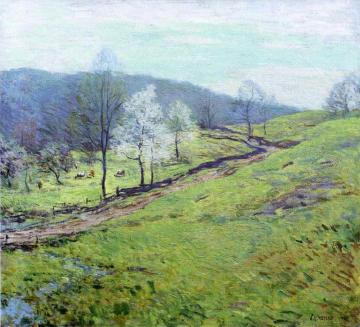 May Afternoon Artwork by Willard Leroy Metcalf