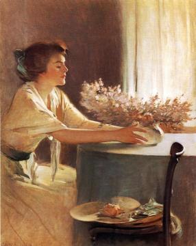 A Meadow Flower Artwork by John White Alexander
