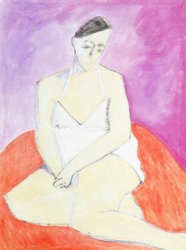 White Chemise Artwork by Milton Avery
