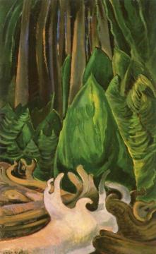 Sea Drift At The Edge Of The Forest Artwork by Emily Carr