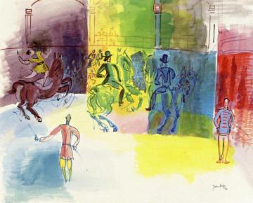 Equestrian Fantasy Artwork by Jean Dufy