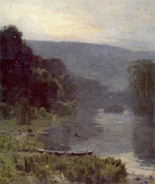 Evening Before Storm Artwork by William Langson Lathrop