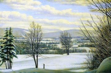 Near Lake Placid, Adirondack Mountains, New York Artwork by Levi Wells Prentice