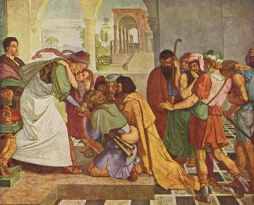 King Ludwig I as crown prince in Rome Artwork by Franz Ludwig Catel