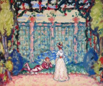 Set Design for Fantasio Artwork by Georges D'espagnat