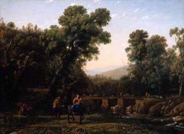 The Flight into Egypt Artwork by Claude Lorrain