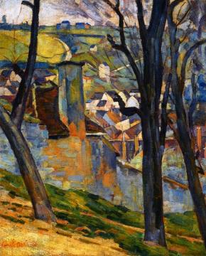 Landscape near Tonnerre Artwork by Émile Bernard
