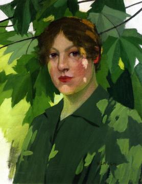 Head of a Girl Artwork by David Gauld