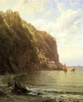 Coast of Cornwall Artwork by William Trost Richards