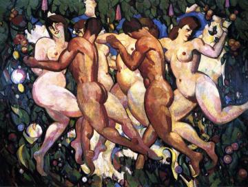 Les Eus Artwork by John Duncan Fergusson