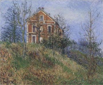 Red House near Port Marly Artwork by Gustave Loiseau
