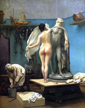 The End Of The Sitting Artwork by Jean Leon Gerome