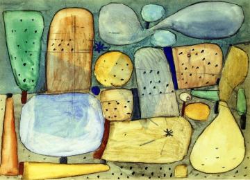 Landschaftsteile Gesamelt Artwork by Paul Klee