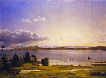 Landscape At Arresø Artwork by Johan Thomas Lundbye