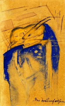 The Dream Rock Artwork by Franz Marc
