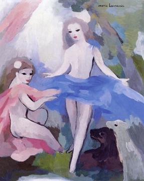 Bathers Artwork by Marie Laurencin