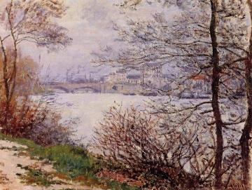 The Banks of the Seine, Ile de la Grande-Jatte Artwork by Claude Oscar Monet