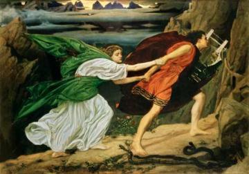 Orpheus And Eurydice Artwork by Sir Edward John Poynter