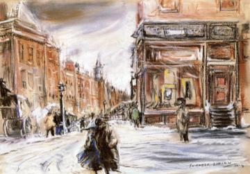 34th Street Artwork by Everett Shinn
