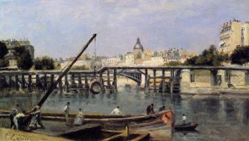 The Seine at Ile Saint-Denis Artwork by Stanislas Lepine