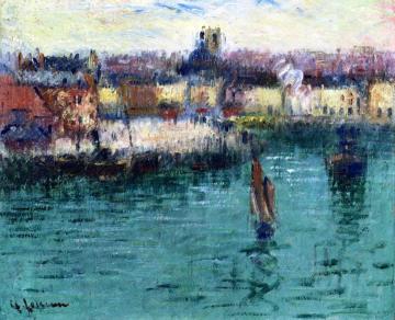 Dieppe, the Outer Harbor Artwork by Gustave Loiseau