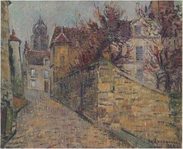 House of the Sisters in Pontoise Artwork by Gustave Loiseau