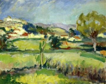 Provencal Landscape Artwork by Charles Camoin