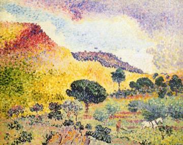 La Chaine des Maures Artwork by Henri Edmond Cross