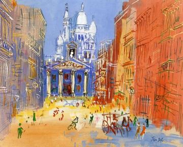 Paris, Rue Lafitte Artwork by Jean Dufy