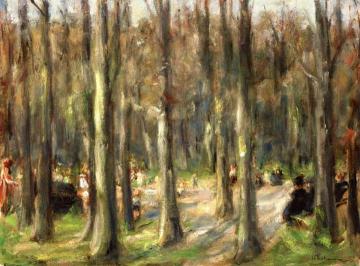 Children's Playground in Tiergarten Artwork by Max Liebermann
