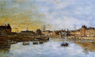 Trouville, the Port Artwork by Eugène-Louis Boudin