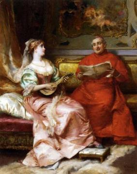 Light Entertainment Artwork by Cesare Auguste Detti