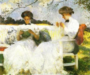 Afternoon In September Artwork by Frank Weston Benson