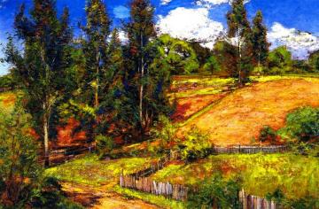 Summer Hillside Artwork by William Wendt