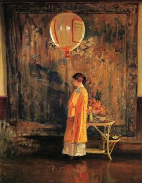 In the Studio Artwork by Guy Orlando Rose
