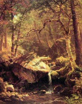 The Mountain Brook Artwork by Albert Bierstadt