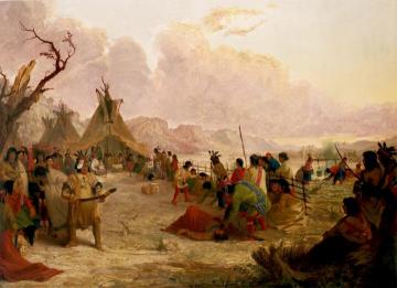 Medicine Dance Of The Dakota Or Sioux Indians Artwork by Seth Eastman