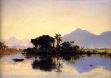 River Scene, Ecuador (i) Artwork by Louis Remy Mignot