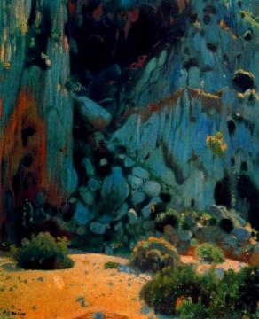 Torrente de pareis Artwork by Joaquin Mir Trinxet