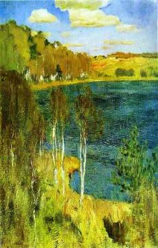 The Lake Artwork by Isaac Ilich Levitan
