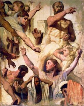 Study for  the 'Martyrdom of Saint Symphorien' Artwork by Jean Auguste Dominique Ingres