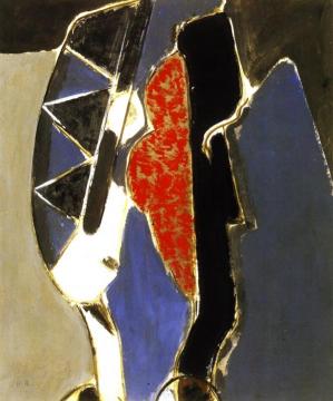 Two Heads Artwork by Alfred Henry Maurer